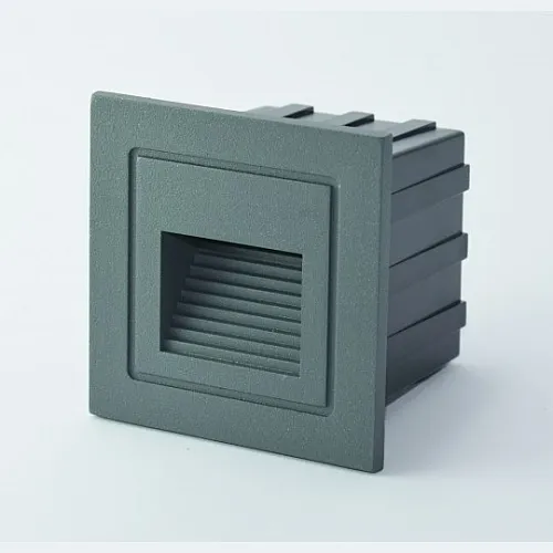 Spoljna ugradna LED zidna lampa siva 3W 4000K IP65 60x60x47mm 30lm M953041 Mitea Lighting