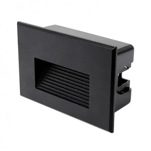 Spoljna ugradna LED zidna lampa crna 3W 4000K SMD IP65 120x80x50mm 32lm M953012 Mitea Lighting