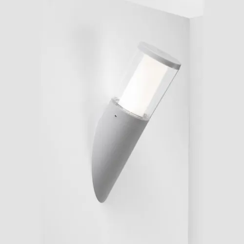 Zidna lampa siva Carlo FS IP55 1xGU10 LED 3.5W 4000K - sijalica uključena uz proizvod DR1.571.000.U1L Fumagalli