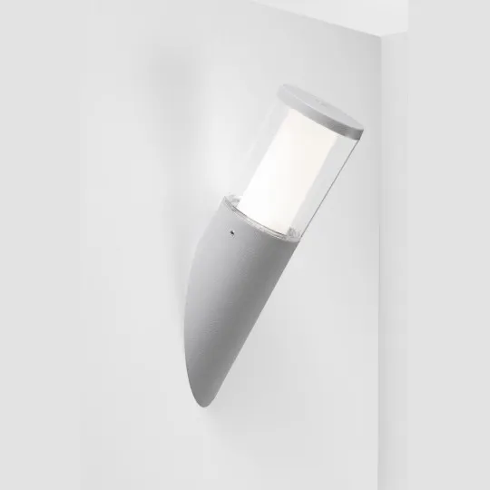Zidna lampa siva Carlo FS IP55 1xGU10 LED 3.5W 4000K - sijalica uključena uz proizvod DR1.571.000.U1L Fumagalli