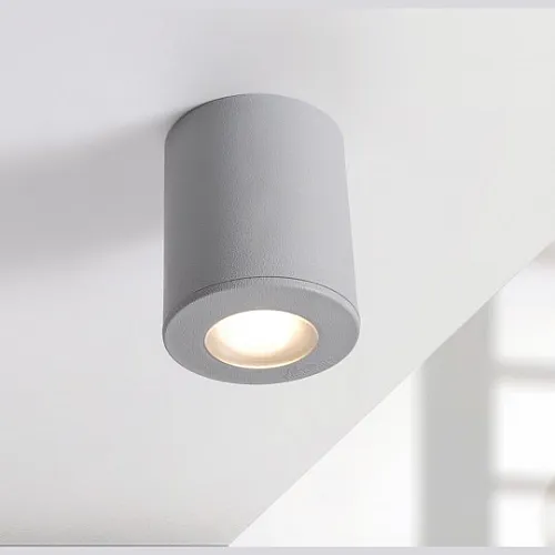 Plafonska lampa siva FRANCA 90 IP55 1xGU10 LED 3.5W 4000K - sijalica uključena uz proizvod 3A7.000.000.U1L Fumagalli