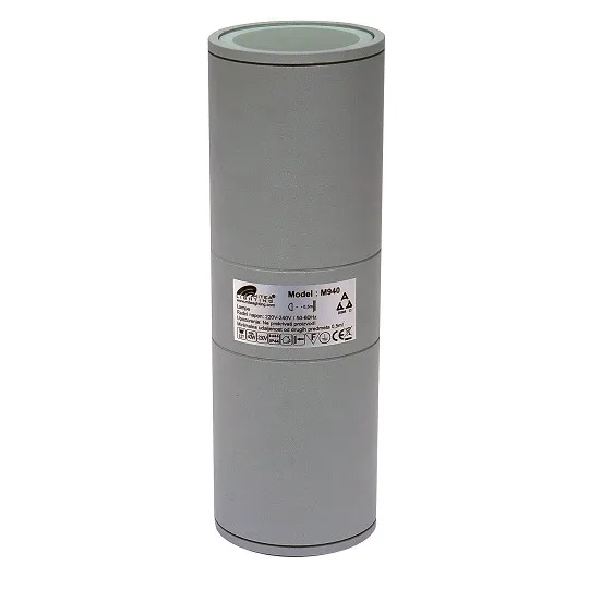 Zidna lampa tamno siva Max.2x40W IP44 E27 M940