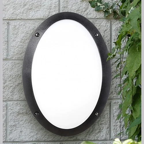 Zidna/plafonska lampa crna Maddi IP66 1xE27 1V3.000.000.E27 Fumagalli