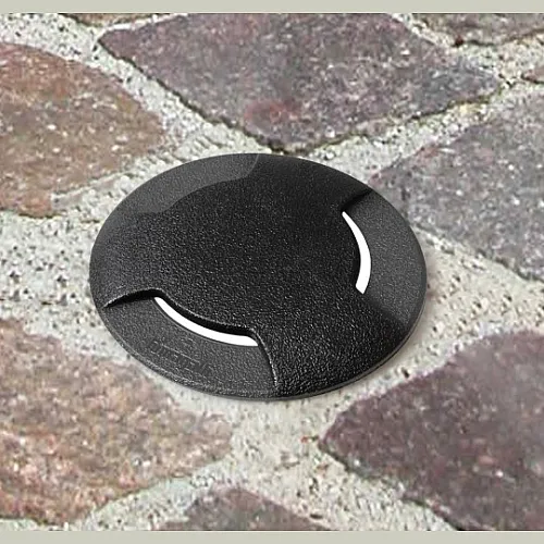 Ugradna lampa crna CECI 90 3L okrugla spoljna IP67 1xGU10 LED 3.5W 4000K - sijalica uključena uz proizvod 1F3.000.000.U1L Fumagalli