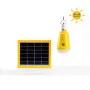 LED sijalica 2W 6500K + solarni panel 3W IP65 M702002