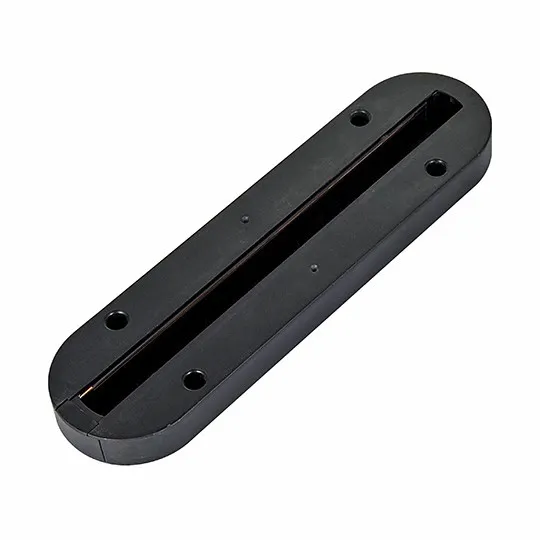 Nadgradni element crni za LED i GU10 šinski reflektor 220V