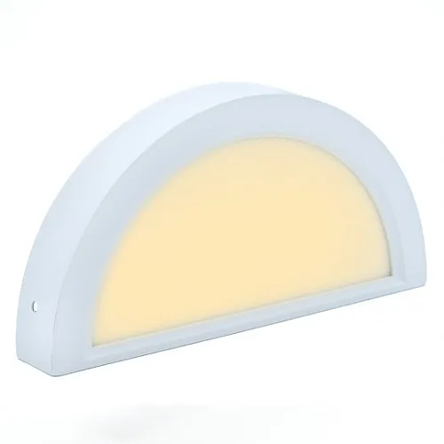 LED panel beli 9W 3000K nadgradni polu-okrugli zidni M9NPO