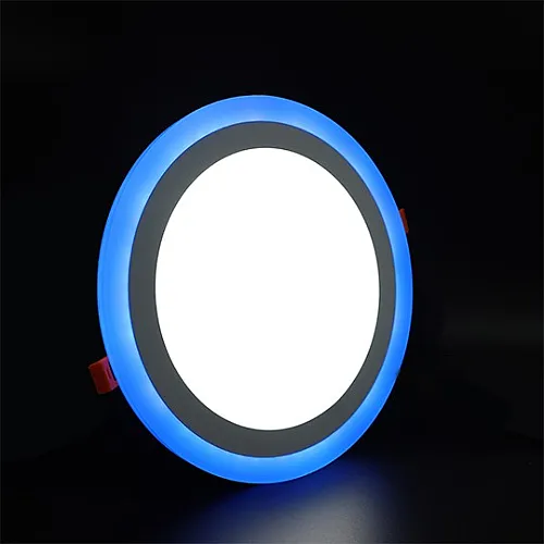 Ugradni okrugli LED panel plavi 18+6W 6500K+ M18UO-D