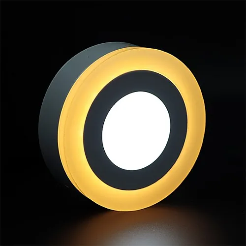 Nadgradni okrugli led panel beli 3W+3W 6500K+3000K M6NO-D