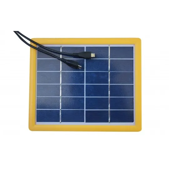 LED sijalica 2x2W 6500K + solarni panel 3W IP65 + power bank M702003