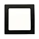 Nadgradni kvadratni led panel crni 12W 6500K M12NK-BK