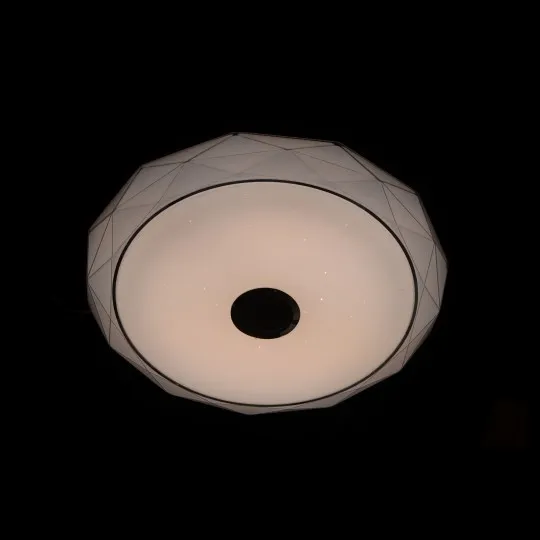 M205502-BT/WRGB 2x24W fi410mm LED SMD plafonjera DIJAMANT sa zvučnikom 5W, bluetooth, Android/iOS APP iLink (muzička plafonjera) smart