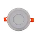 Ugradni okrugli LED panel zeleni 3W+3W 6500K+ M3UO-D