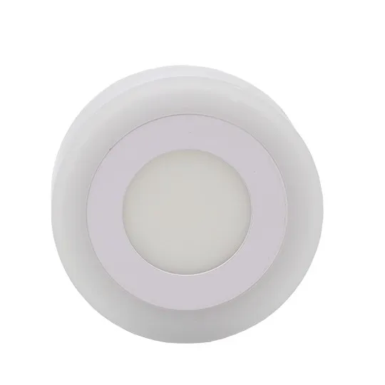 Nadgradni okrugli led panel beli 3W+3W 6500K+3000K M6NO-D