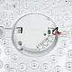 LED plafonjera bela 12W 6000K IP20 IK10 250x250x58mm kvadratna sa microwave senzorom pokreta ISM band 5Y M271-B