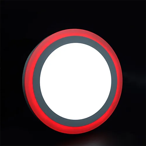 Nadgradni okrugli LED panel crvena 18+6W 6500K+ M18NO-D