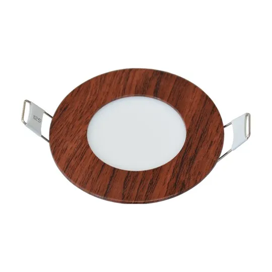 Ugradni okrugli LED panel boja drveta 3W 6500K M3UO-WDD