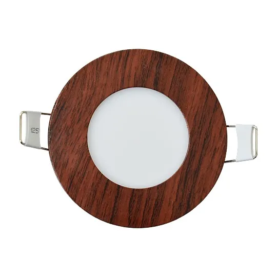 Ugradni okrugli LED panel boja drveta 3W 6500K M3UO-WDD