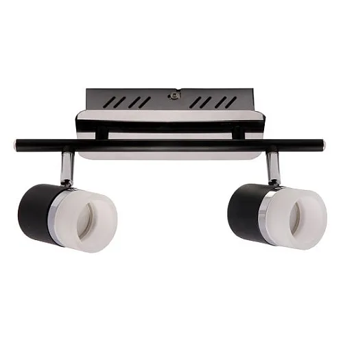 Spot lampa hrom-crna 2x5W 3000K LED 700lm M140220