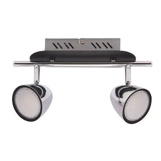 Spot lampa hrom 2x5W 3000K LED 700lm M140520