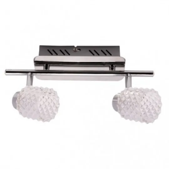 Spot lampa hrom 2x5W 3000K LED 700lm M140820