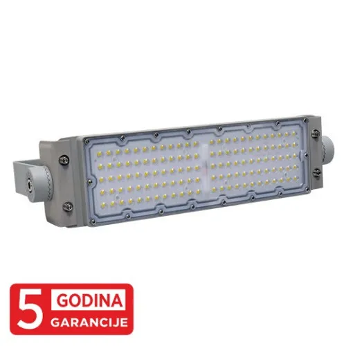 LED reflektor sivi 6500K modularni SMD 100W 6kV.IES IP65 5Y M457100