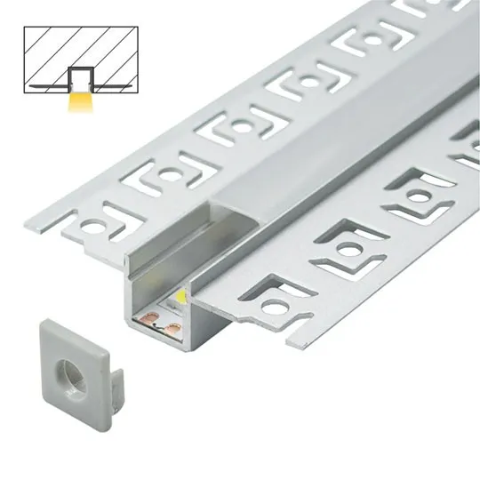 Aluminijumski profil za LED trake set sa difuzorom 13x52.5x2000mm MA639