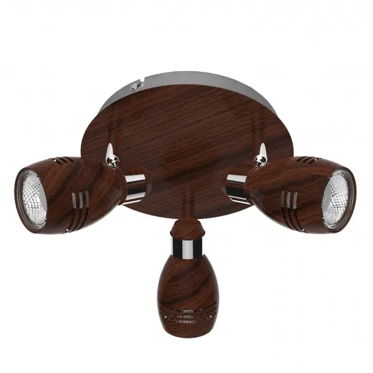 Spot lampa boja drveta 3x4W 3000K GU10 LED 1050lm M160131