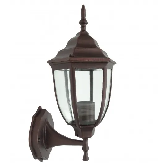 Baštenska lampa, fenjer Max.1x60W braon IP44 E27 M2006-G
