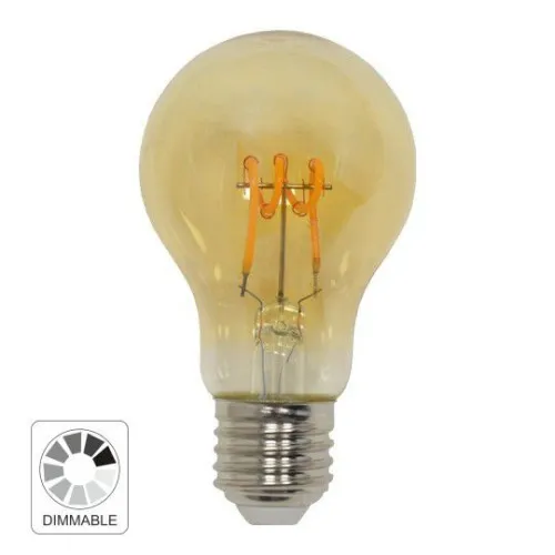 Filament LED sijalica E27 4W A60 2700K filament AMBER LED FLEX dimabilna 230V 200lm