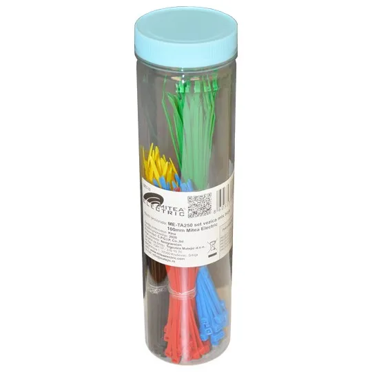 Set vezica u kutiji mix boja 100mm ME-TA250