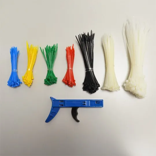 Set vezica u kutiji mix boja 100-180mm + TG-100 alat za vezice ME-TL501