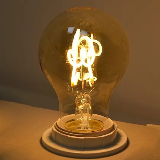 Filament LED sijalica E27 4W A60 2700K filament AMBER LED FLEX dimabilna 230V 200lm