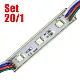 LED modul set 20/1 IP65 0.72W RGB 5050 3x M-J5630