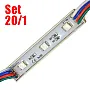 LED modul set 20/1 IP65 0.72W RGB 5050 3x M-J5630