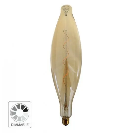 Filament LED sijalica E27 4W BT120 2200K filament AMBER LED dimabilna 230V 300lm