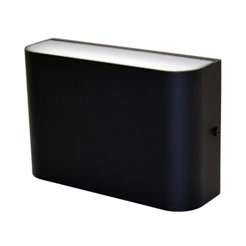 Zidna lampa crna 14W 4000K IP65 L180xW55xH120mm pravougaona LED -spoljna nadgradna 390lm M953080