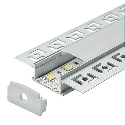 Aluminijumski profil za LED trake ugradni set sa difuzorom 14x61x2000mm MA6114