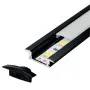 Aluminijumski profil za LED trake crni ugradno-nadgradni set sa difuzorom 7x24.7x2000mm M508-C Mitea Lighting