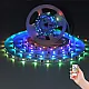 SMD LED traka 7.2W/1m 12V magic RGB IP20 5m kotur 30 LED/1m sa kontrolerom 17 tastera blister MLP-5050-30