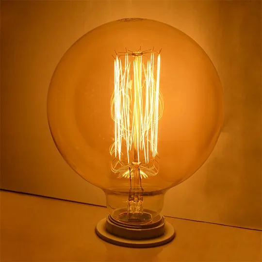 Sijalica E27 60W G125 2200K 220V dekorativna RETRO AMBER