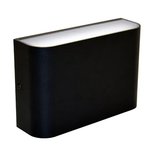 Zidna lampa crna 14W 4000K IP65 L180xW55xH120mm pravougaona LED -spoljna nadgradna 390lm M953080