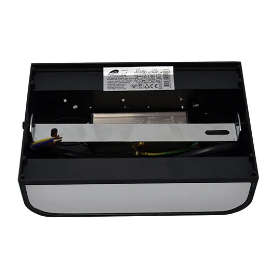 Zidna lampa crna 14W 4000K IP65 L180xW55xH120mm pravougaona LED -spoljna nadgradna 390lm M953080
