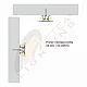 Aluminijumski profil za LED trake crni Dupli set sa difuzorom 18x48.3x2000mm MA-01