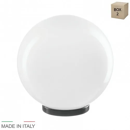 Kugla lampa opal FI250mm UVA/PMMA IP44 max.1x20W LED E27 GLOBO