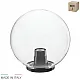 Kugla lampa transparentna FI250mm UVA/PMMA IP44 max.1x20W LED E27 GLOBO