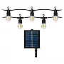Solarni set sa sijalicama za dvorište IP44, 10m, 10xLED flame 2700K LED sijalice uključene uz proizvod LG-6/10M/FLAME