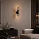 Zidna lampa crna 2xE27 max.60W/220V M10490-2Z
