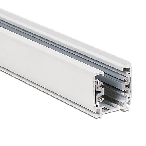 Trostepena aluminijumska šina bela za šinski reflektor 2m M-4TRACK-2M-W
