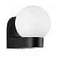 Zidna lampa bela Max.1x60W IP44 E27 kugla M999040